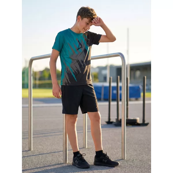  Gyermek prémium funkcionális póló ALTISPORT VOJ/ALK006TR01 FEKETE/KEROZIN 