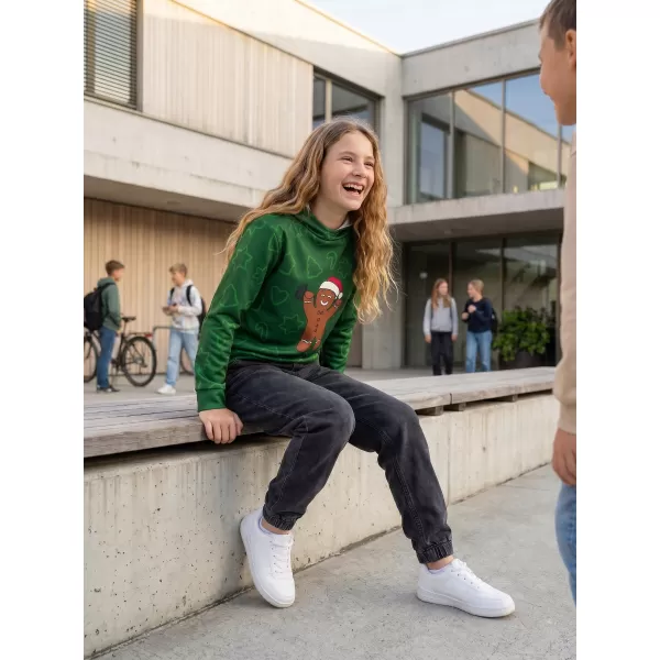  Gyermek prémium funkcionális pulóver ALTISPORT VOJ/ALKVN6MI01 ZÖLD 