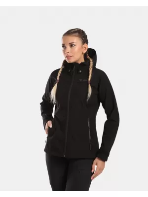 Női softshell kabát KILPI RAVIA-W WL0129KI FEKETE