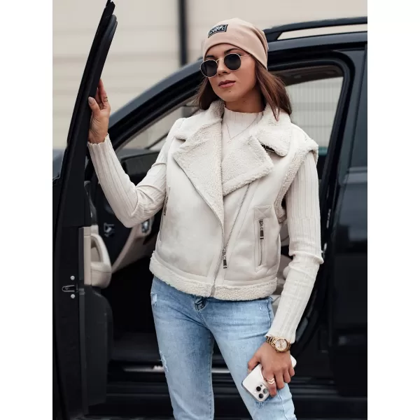  Mellény DSTREET WOOLZIP TY4743 FEHÉR 