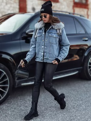 Női kabát DSTREET FURDENIM TY4755 VILÁGOSKÉK