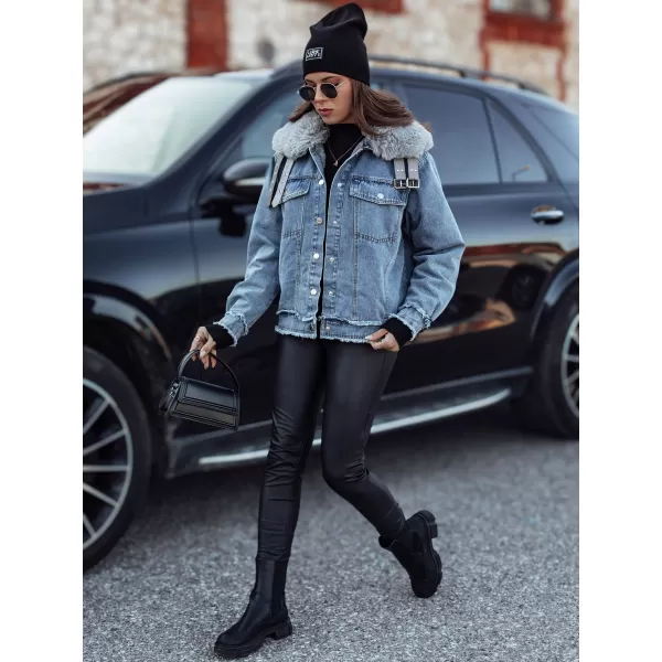  Női kabát DSTREET FURDENIM TY4755 VILÁGOSKÉK 