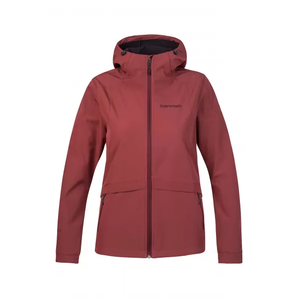  Női softshell kabát HANNAH BRIA ÉGETT ROZSDASZÍN 