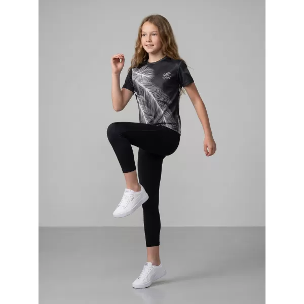  Gyermek prémium funkcionális póló ALTISPORT VOJ/ALK001TR01 FEKETE/SZÜRKE 