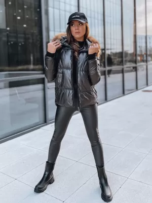 Női kabát DSTREET SPARKLE TY3953 FEKETE