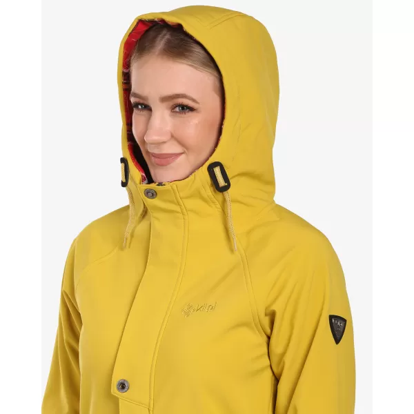  Női softshell kabát KILPI LASIKA-W WL0136KI ARANYSÁRGA 