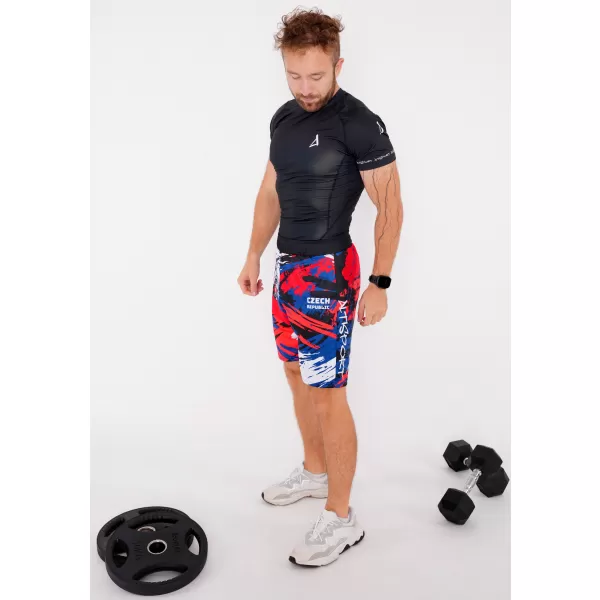  Férfi prémium funkcionális rövidnadrág zsebek nélkül ALTISPORT VOJ/ALM036KRA02 CSEH 