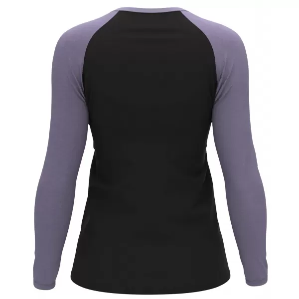 Hosszú ujjú női póló HANNAH LESLIE L/S ANTRACIT/WISTERIA 