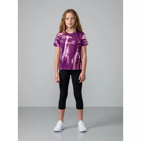  Gyermek prémium funkcionális póló ALTISPORT VOJ/ALK010TR01 LILA 