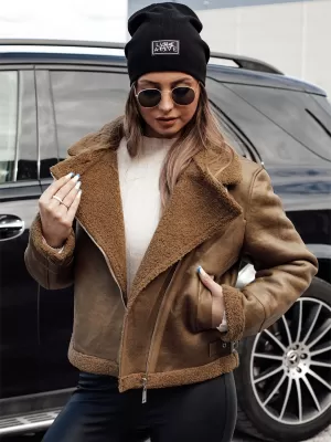 Női kabát DSTREET SOFTSTILL TY4747 KARAMELLA