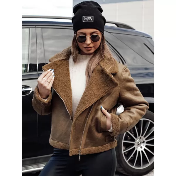  Női kabát DSTREET SOFTSTILL TY4747 KARAMELLA 