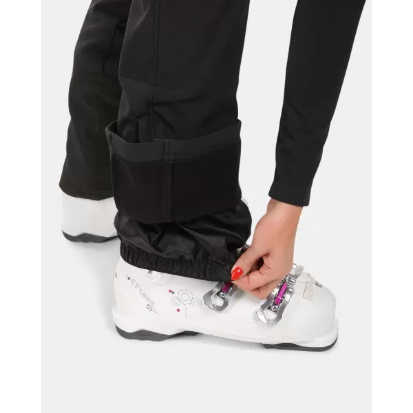  Női softshell sínadrág KILPI RHEA-W WL0409KI FEKETE 