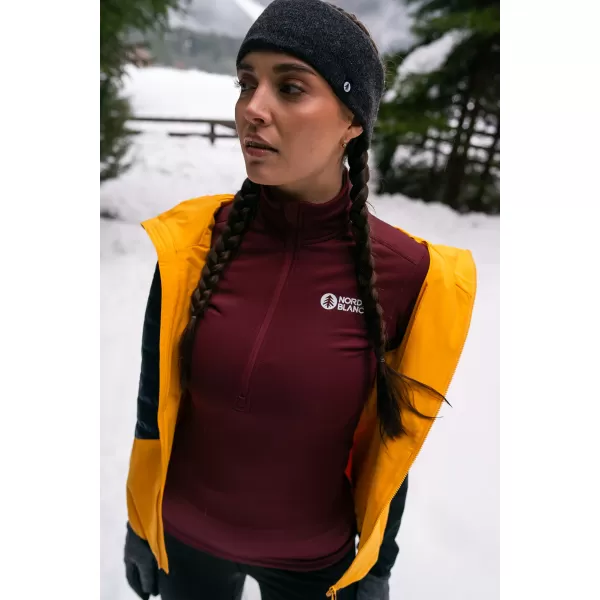  Női termikus póló NORDBLANC FLOATY NBBLD7975 BURGUNDIA 