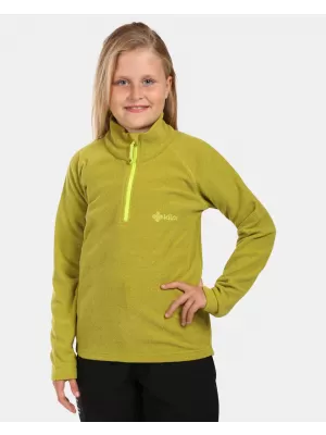 Gyermek polár pulóver KILPI ALMERI-J WJ0205KI VILÁGOSZÖLD