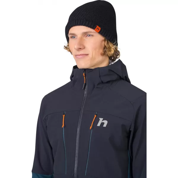  Férfi dzseki HANNAH TRANE HOODY ANTRACIT/RÉTEGZETT TENGER 