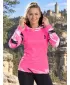 Prémium funkcionális női pulóver ALTISPORT VOJ/ALW039MI01 FLUO RÓZSASZÍN