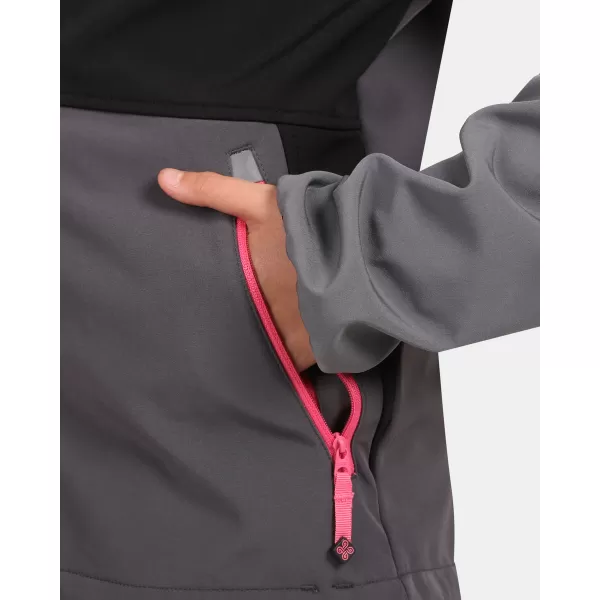  Lányos softshell kabát KILPI RAVIA-J WJ0113KI FEKETE 
