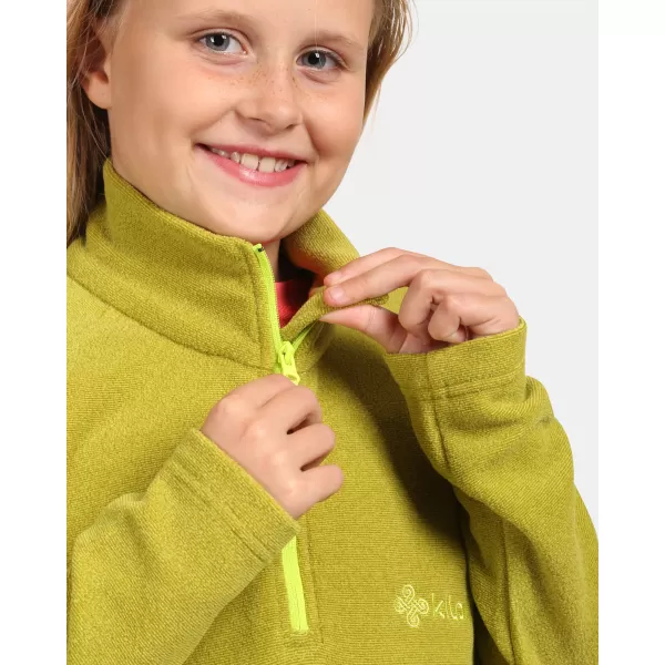  Gyermek polár pulóver KILPI ALMERI-J WJ0205KI VILÁGOSZÖLD 