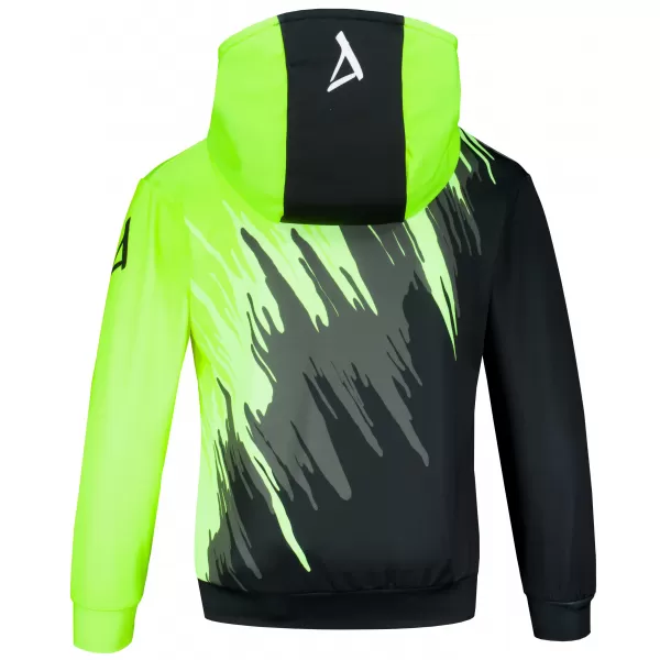  Gyermek prémium funkcionális pulóver ALTISPORT VOJ/ALK006MI01 FEKETE ÉS SÁRGA 