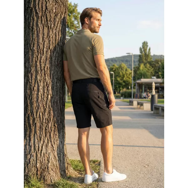  Férfi rövidnadrág ALTISPORT NoPrint NP/ALM4021NJ FEKETE 