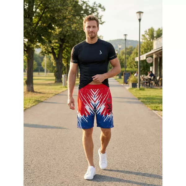  Férfi prémium funkcionális rövidnadrág zsebek nélkül ALTISPORT VOJ/ALM036KRA02 OROSZLÁN 