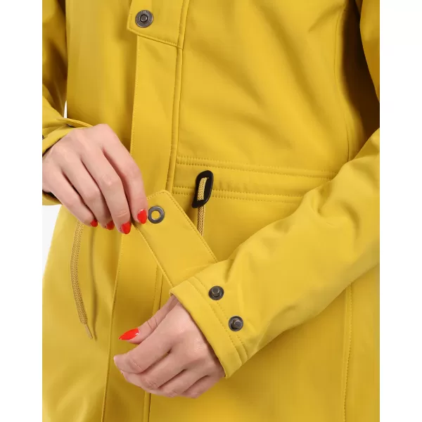  Női softshell kabát KILPI LASIKA-W WL0136KI ARANYSÁRGA 