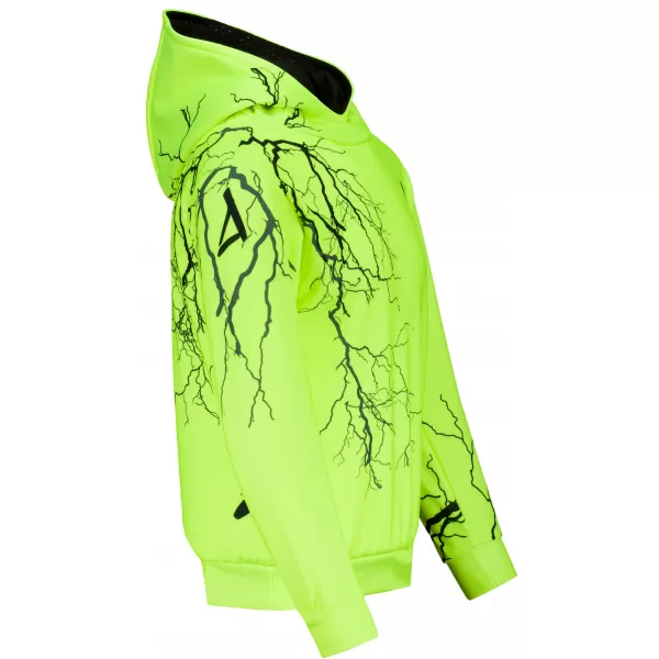  Gyermek prémium funkcionális pulóver ALTISPORT VOJ/ALK004MI01 NEON SÁRGA 