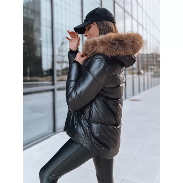  Női kabát DSTREET SPARKLE TY3953 FEKETE 