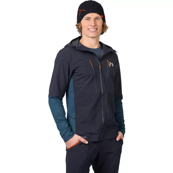  Férfi dzseki HANNAH TRANE HOODY ANTRACIT/RÉTEGZETT TENGER 