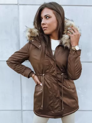 Női kabát DSTREET VIXEN TY3871 KARAMELLA