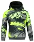 Gyermek prémium funkcionális pulóver ALTISPORT VOJ/ALK014MI01 FEKETE/ZÖLD