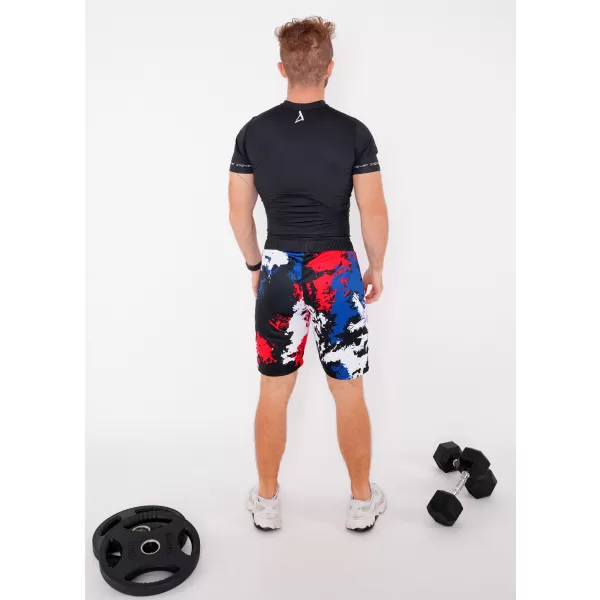  Férfi prémium funkcionális rövidnadrág zsebek nélkül ALTISPORT VOJ/ALM036KRA02 FOLTOK 