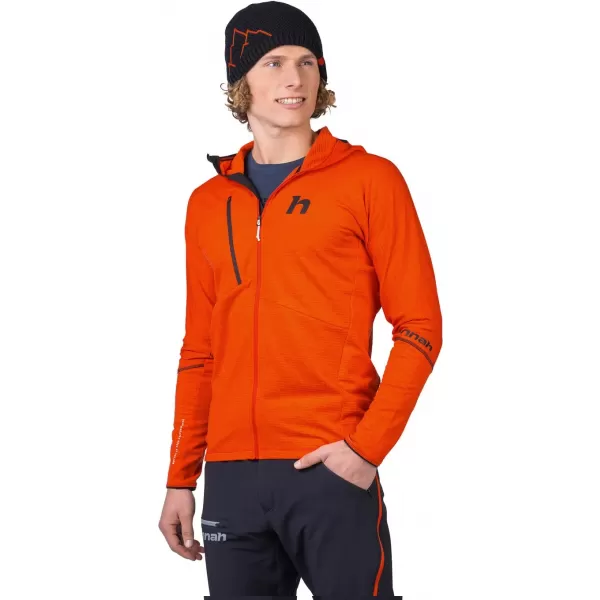  Férfi pulóver HANNAH NIRO HOODY FŰSZERES NARANCS MEL 