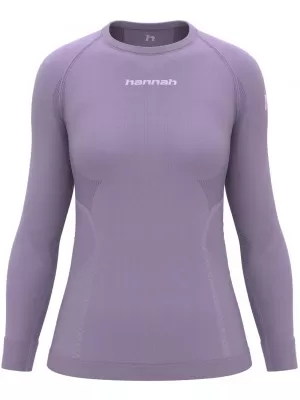 Női termikus póló HANNAH ACTIVE TS L/S W WISTERIA