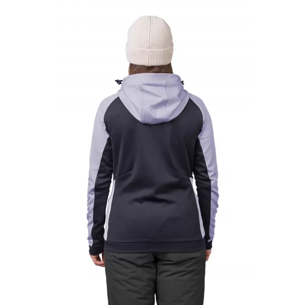  Női pulóver HANNAH NELA HOODY LEVENDULA AURA/ANTRACIT 
