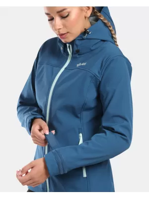 Női softshell kabát KILPI RAVIA-W WL0129KI SÖTÉTKÉK