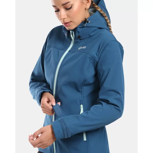  Női softshell kabát KILPI RAVIA-W WL0129KI SÖTÉTKÉK 
