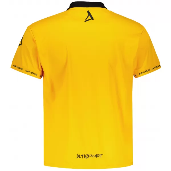  Funkcionális férfi póló prémium gallérral ALTISPORT VOJ/ALM000TR05 NARANCS 