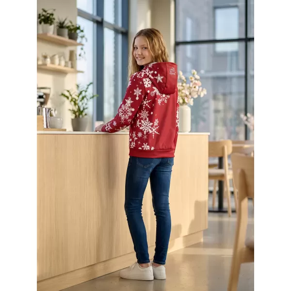  Gyermek prémium funkcionális pulóver ALTISPORT VOJ/ALKVN5MI01 PIROS 
