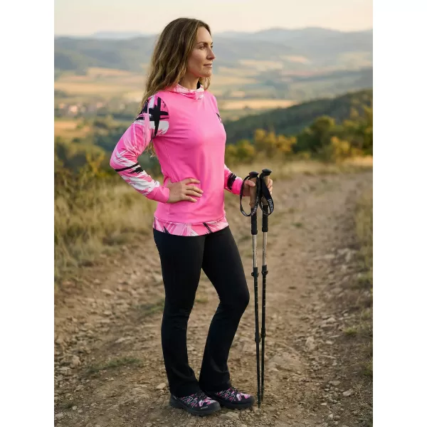  Prémium funkcionális női pulóver ALTISPORT VOJ/ALW039MI01 FLUO RÓZSASZÍN 