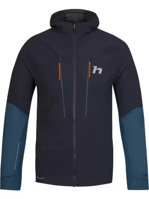 Férfi dzseki HANNAH TRANE HOODY ANTRACIT/RÉTEGZETT TENGER