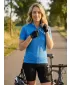 Női kerékpáros mez ALTISPORT NoPrint NP/ALW115NJ FÉNYES KÉK