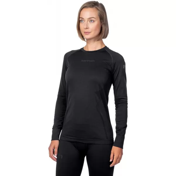  Női termikus póló HANNAH ACTIVE TS L/S W ANTRACIT 