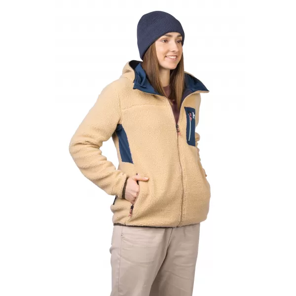  Női pulóver HANNAH KOALA HOODY BÉZS/RÉTEGZETT TENGER 