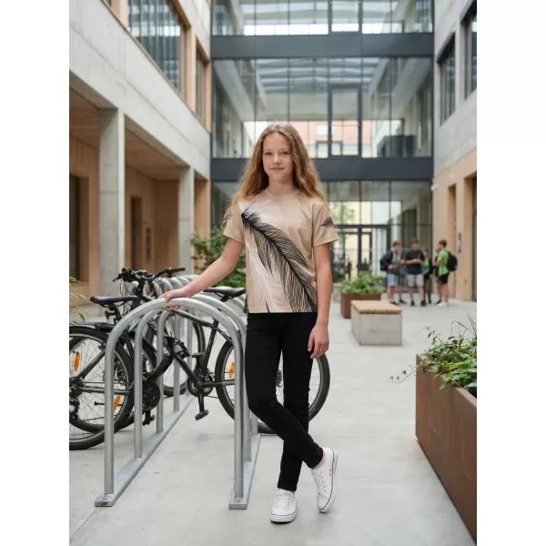  Gyermek prémium funkcionális póló ALTISPORT VOJ/ALK001TR01 BARNA 