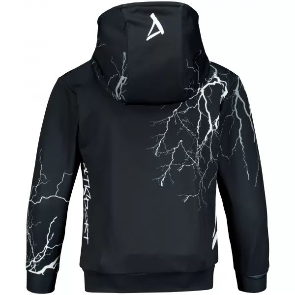  Gyermek prémium funkcionális pulóver ALTISPORT VOJ/ALK004MI01 FEKETE-FEHÉR 
