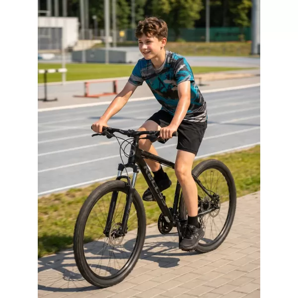  Gyermek prémium funkcionális póló ALTISPORT VOJ/ALK014TR01 FEKETE/KEROZIN 