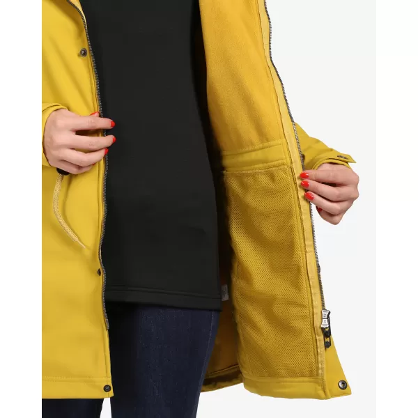  Női softshell kabát KILPI LASIKA-W WL0136KI ARANYSÁRGA 