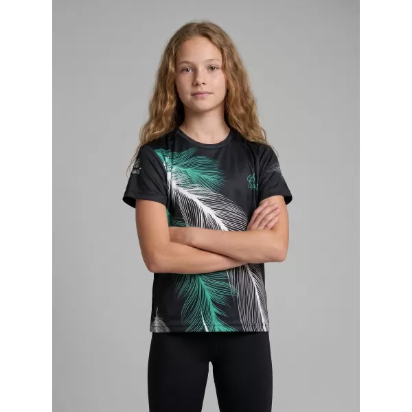 Gyermek prémium funkcionális póló ALTISPORT VOJ/ALK001TR01 FEKETE/TÜRKIZ 
