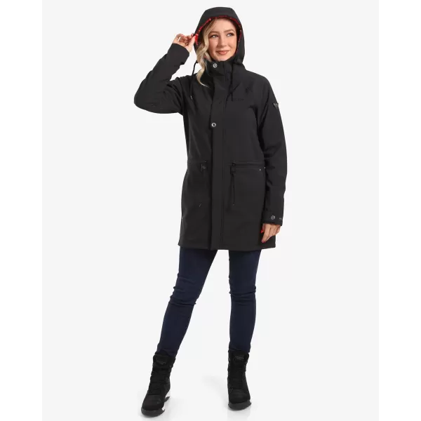  Női softshell kabát KILPI LASIKA-W WL0136KI FEKETE 